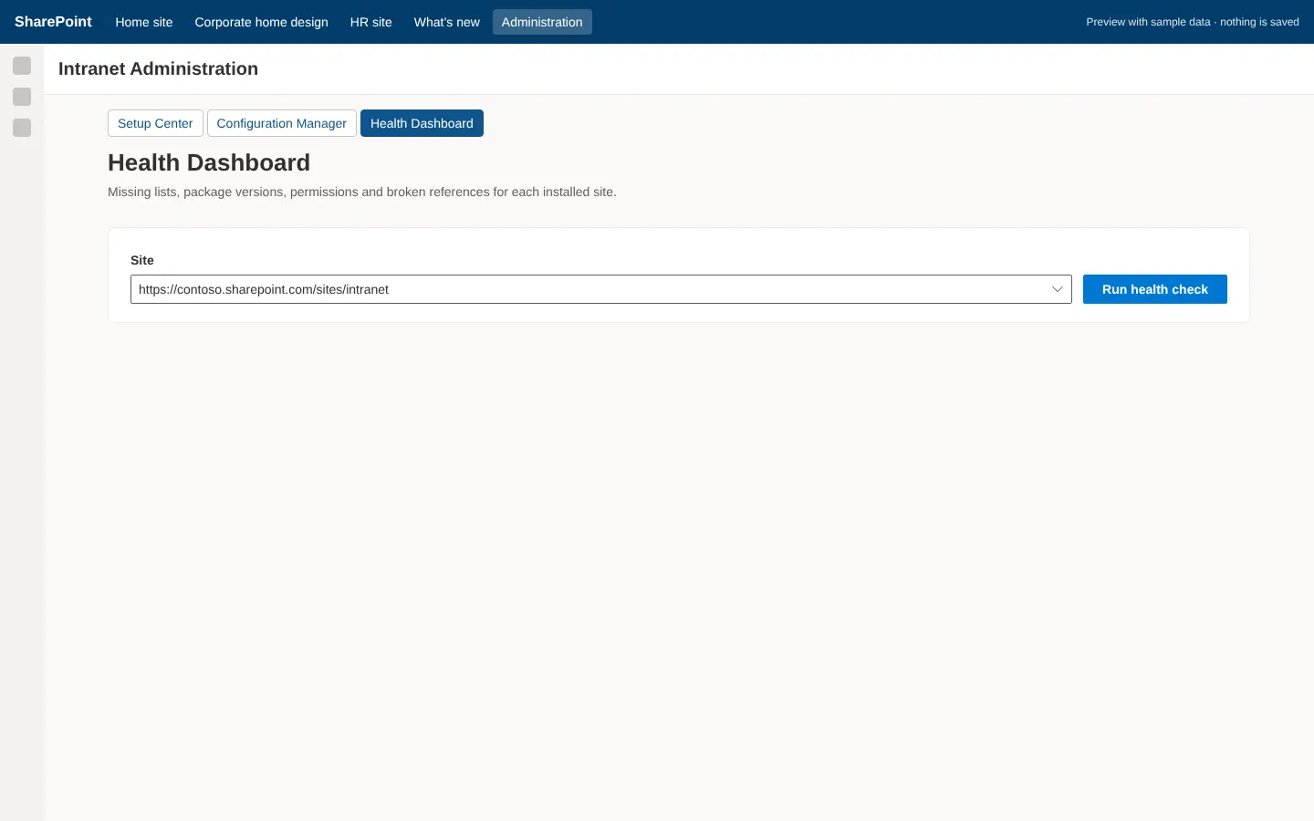 Health Dashboard